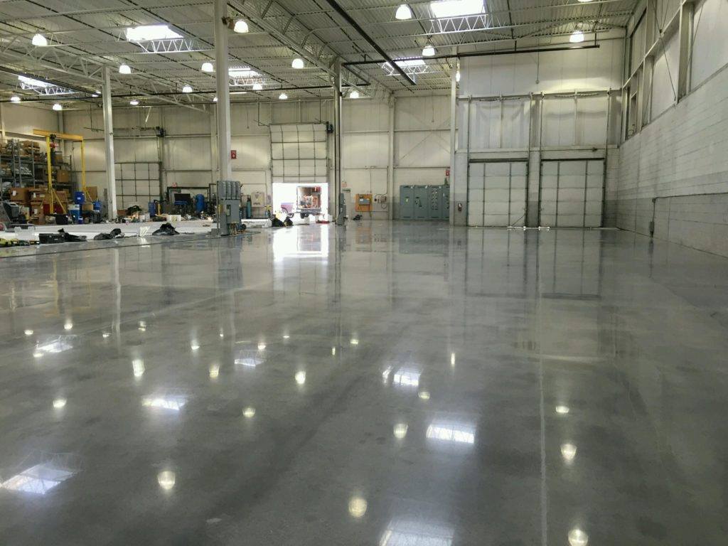 This is a picture of a commercial concrete floors.