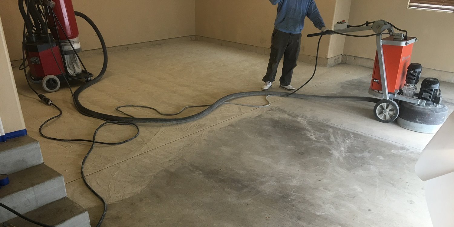 This is a picture of a polished concrete.